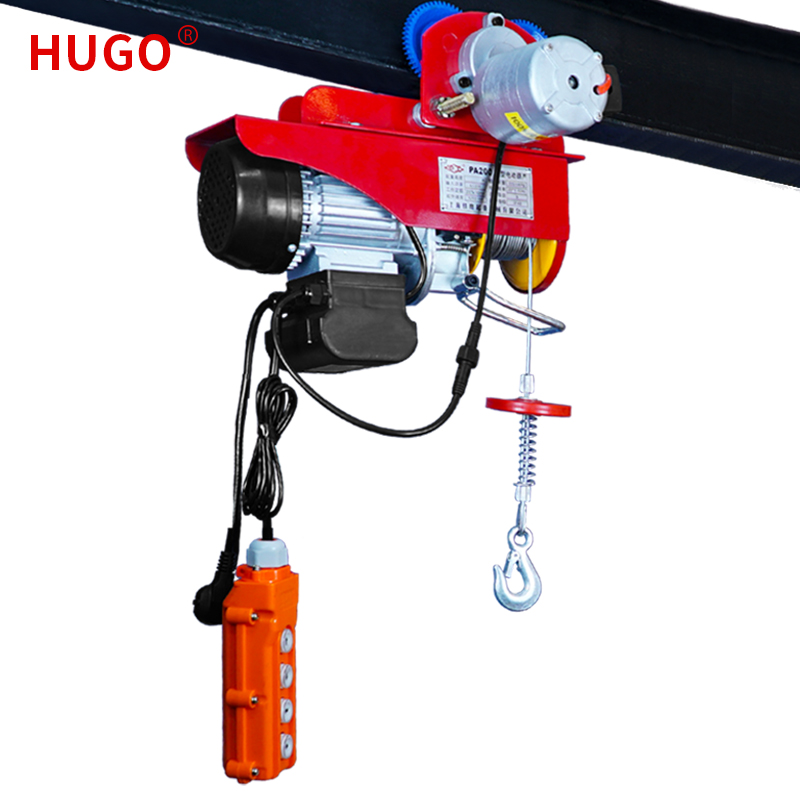 110V Electric Hoist Winch အိတ်ဆောင်လျှပ်စစ် Winch