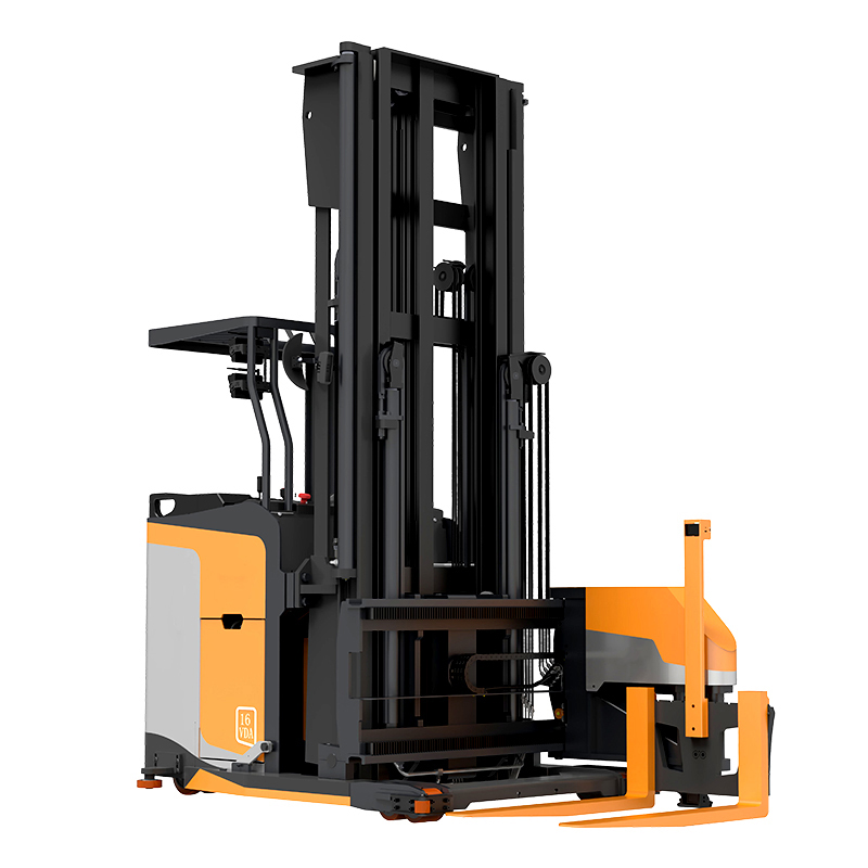 သုံးလမ်းရှိလျှပ်စစ်ဓာတ်လှေကား Pallet Stacker